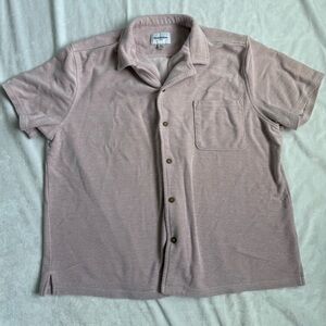 Goodfellow & Co Men's Light Pink Casual Button Down Shirt